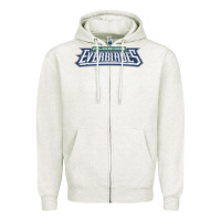 Oatmeal Heather florida everblades Zipper Hoodie - linhVisuals