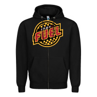 Black indy fuel Zipper Hoodie - linhVisuals