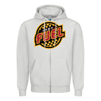 Dove Grey indy fuel Zipper Hoodie - linhVisuals