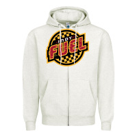 Oatmeal Heather indy fuel Zipper Hoodie - linhVisuals
