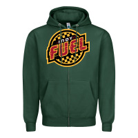 Sports Green indy fuel Zipper Hoodie - linhVisuals