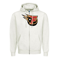Oatmeal Heather indy fuel Zipper Hoodie - linhVisuals