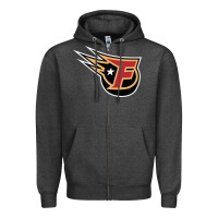 Charcoal Heather indy fuel Zipper Hoodie - linhVisuals