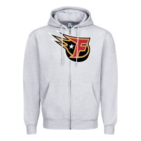 Heather Grey indy fuel Zipper Hoodie - linhVisuals