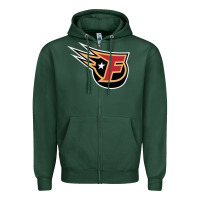 Sports Green indy fuel Zipper Hoodie - linhVisuals