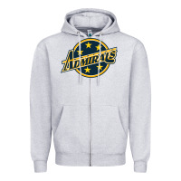 Heather Grey norfolk admirals Zipper Hoodie - linhVisuals