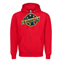 Red norfolk admirals Zipper Hoodie - linhVisuals