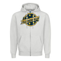 Dove Grey norfolk admirals Zipper Hoodie - linhVisuals