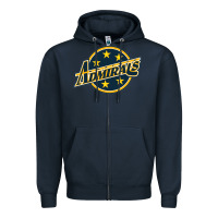 Navy norfolk admirals Zipper Hoodie - linhVisuals