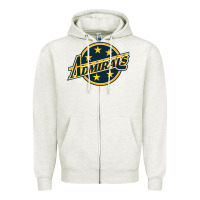 Oatmeal Heather norfolk admirals Zipper Hoodie - linhVisuals