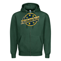 Sports Green norfolk admirals Zipper Hoodie - linhVisuals