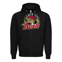 Black rapid city rush Zipper Hoodie - linhVisuals