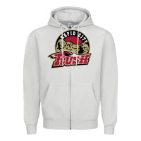 Dove Grey rapid city rush Zipper Hoodie - linhVisuals
