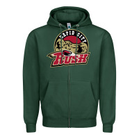 Sports Green rapid city rush Zipper Hoodie - linhVisuals