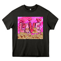 Asphalt Love gnome with bear tumbler Valentine's Day Heavy Core Tee - HowdyJamesFarm