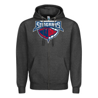 Charcoal Heather south carolina stingrays Zipper Hoodie - linhVisuals