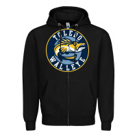 Black toledo walleye Zipper Hoodie - linhVisuals