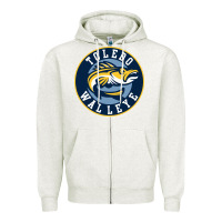 Oatmeal Heather toledo walleye Zipper Hoodie - linhVisuals