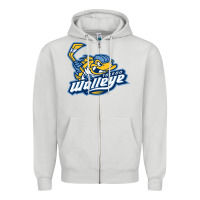 Dove Grey toledo walleye Zipper Hoodie - linhVisuals