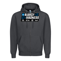 Smoke MARCH MADNESS Zipper Hoodie - linhVisuals