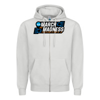 Dove Grey MARCH MADNESS Zipper Hoodie - linhVisuals