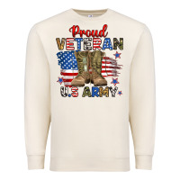 Sandshell proud veteran u.s army Premium Sweatshirt - RanaPortraitStore