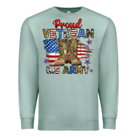 Seafoam proud veteran u.s army Premium Sweatshirt - RanaPortraitStore