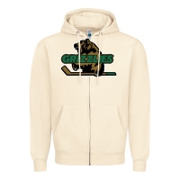 Sandshell utah grizzlies Zipper Hoodie - linhVisuals