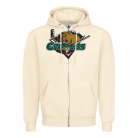 Sandshell utah grizzlies Zipper Hoodie - linhVisuals