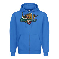 True Royal utah grizzlies Zipper Hoodie - linhVisuals