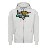 Dove Grey utah grizzlies Zipper Hoodie - linhVisuals