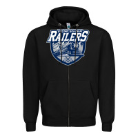 Black worcester railers Zipper Hoodie - linhVisuals