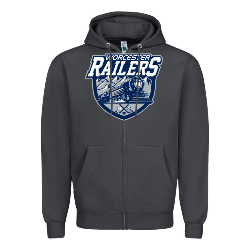 Worcester Railers Zipper Hoodie by linhVisuals | Teevron