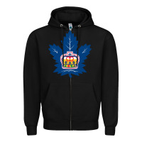 Black toronto marlies Zipper Hoodie - linhVisuals