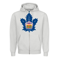 Dove Grey toronto marlies Zipper Hoodie - linhVisuals