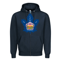 Navy toronto marlies Zipper Hoodie - linhVisuals