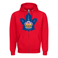 Red toronto marlies Zipper Hoodie - linhVisuals