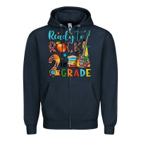 Navy ready to rock 2nd grade Zipper Hoodie - JahusDesignShop