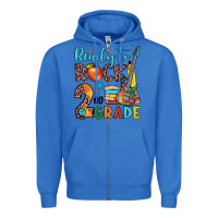 True Royal ready to rock 2nd grade Zipper Hoodie - JahusDesignShop