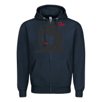 Navy ann wilson müsïc Zipper Hoodie - linhVisuals