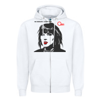 White ann wilson müsïc Zipper Hoodie - linhVisuals