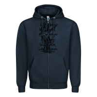 Navy michael schenker müsïc Zipper Hoodie - linhVisuals