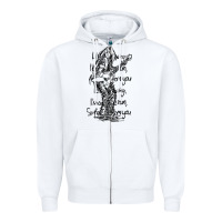 White michael schenker müsïc Zipper Hoodie - linhVisuals