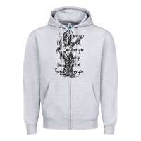 Heather Grey michael schenker müsïc Zipper Hoodie - linhVisuals