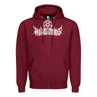 Burgundy thy art is murder Zipper Hoodie - linhVisuals