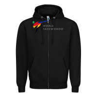 Black world taekwondo sports Zipper Hoodie - linhVisuals