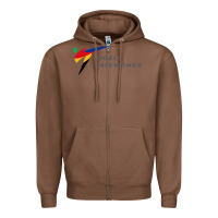 Chestnut world taekwondo sports Zipper Hoodie - linhVisuals
