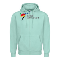 Seafoam world taekwondo sports Zipper Hoodie - linhVisuals