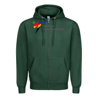 Sports Green world taekwondo sports Zipper Hoodie - linhVisuals