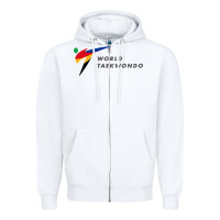 White world taekwondo sports Zipper Hoodie - linhVisuals